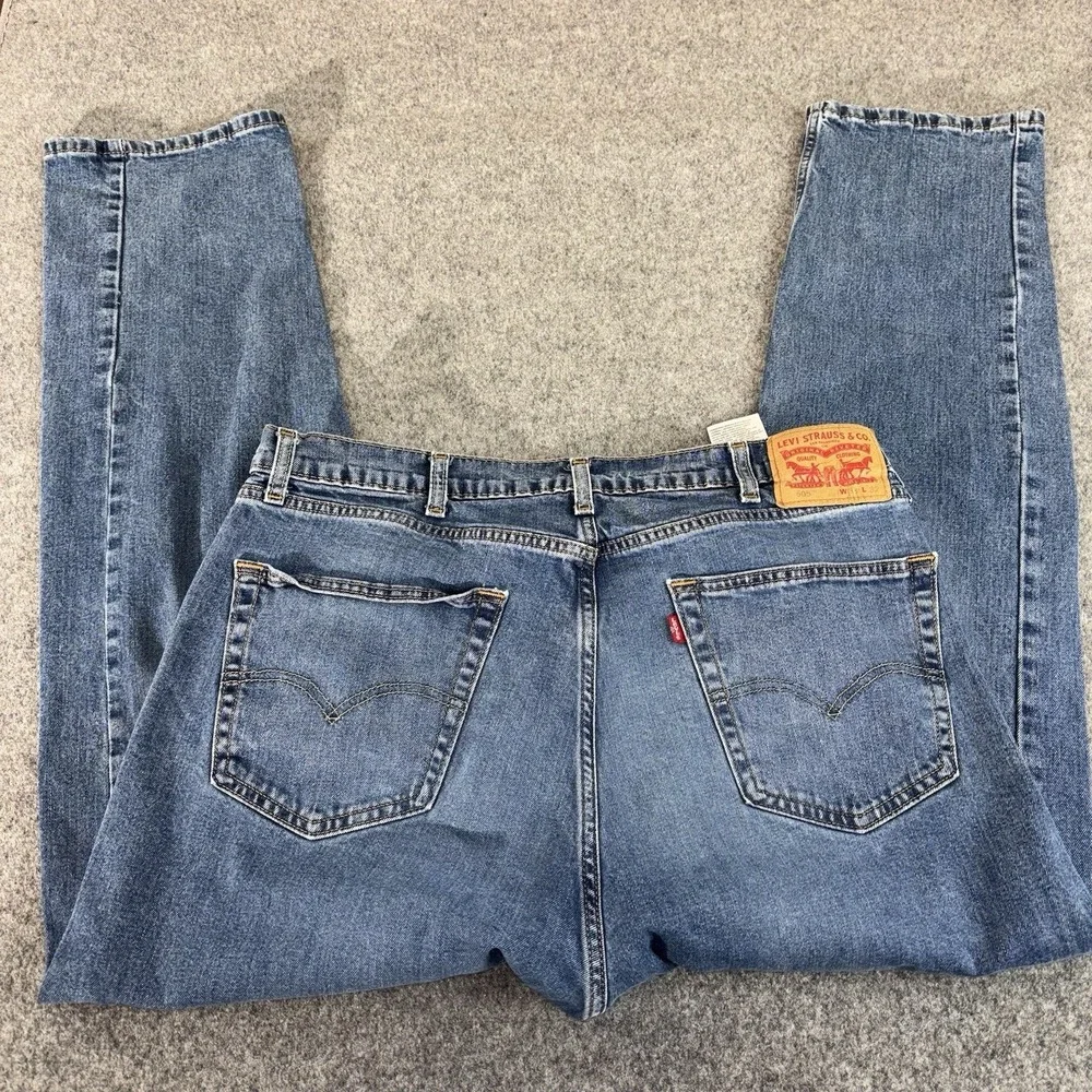 Levi Jeans 505 Men's 38x32‎ (Fits 36x30) Straight Leg Blue Denim Work Zip Fly